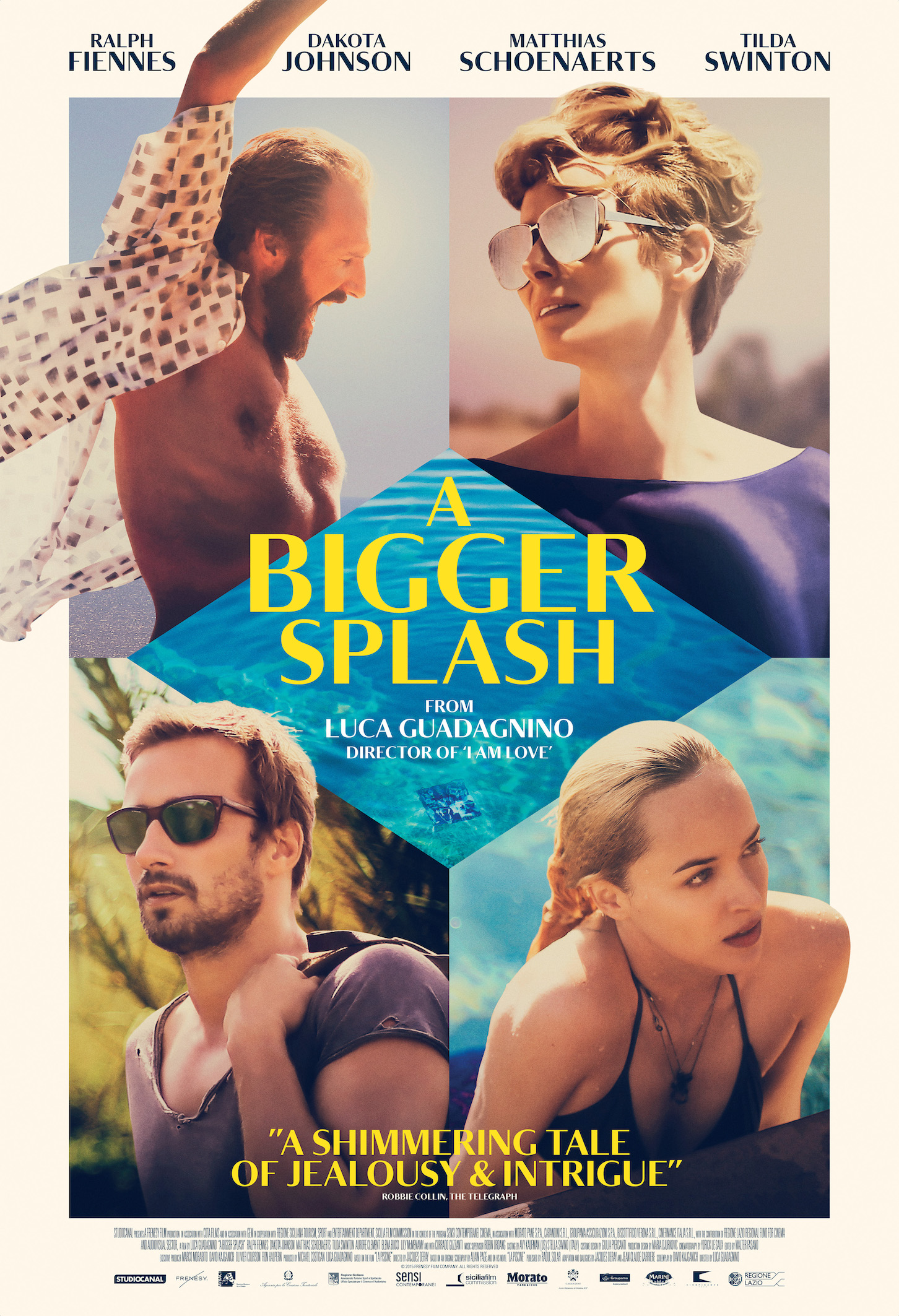 Omslag till filmen: A Bigger Splash